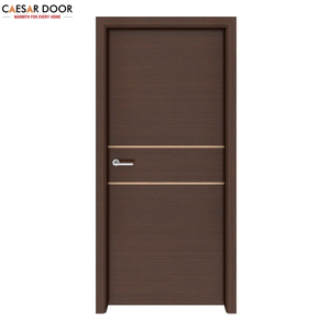 Puerta Interior de Madera Contemporánea con Núcleo de HDF y Diseño Moderno y Lujoso para Uso Comercial en Baños y Oficinas - Product Image 5