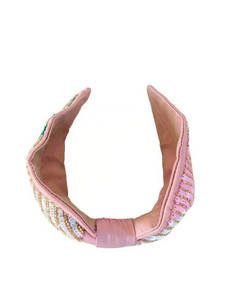 Nuevo Accesorio de Lujo Hecho a Mano con Cuentas Multicolores, Base Acolchada Suave, Ligera, Cómoda y Duradera, Recubierta de Tela - Product Image 4