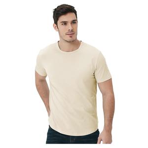 เสื้อยืดคอกลมแขนสั้นผู้ชายไซส์ใหญ่ ผ้าเจอร์ซีย์คอตตอน 100% คุณภาพสูง ขายดี ปรับแต่งได้ เป็นมิตรกับสิ่งแวดล้อม ระบายอากาศได้ดี สวมใส่สบาย - Product Image 5