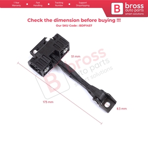 BDP1457 Butée de porte arrière avec limiteur pour Yeti 5L 2009-2017 5L0839249B - Product Image 5