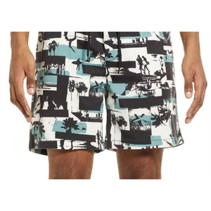 Pantaloncini Estivi Open Edit Print E-Waist Surfs up Collage Bianco-Turchese Taglia X-Large in Poliestere Nylon Stile Slip/Boxer per Nuoto - Product Image 3