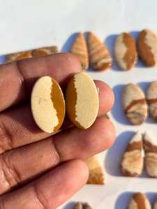 Image naturelle Jasper Gemstone Paire Lot en gros Cabochon de haute qualité - Product Image 3