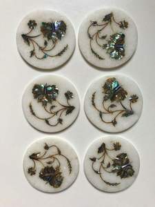 Sous-verres de vadrouille faits à la main de qualité supérieure avec surface brillante, parfaits pour la décoration de la maison, le style de la salle à manger et le service de boissons - Product Image 5