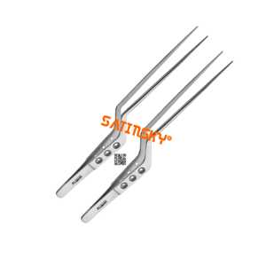 คีมจับเนื้อเยื่อแบบไม่ทำให้เกิดการบาดเจ็บ Satinsky รุ่น SSE-11131156 ขนาด 24 ซม. เครื่องมือผ่าตัดขนาดเล็ก ทำจากสแตนเลสสตีล ใช้งานด้วยมือ ได้รับการรับรองมาตรฐาน CE - Product Image 4