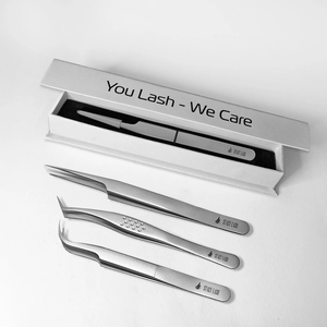 For STL-3 Stainless Steel Tweezers with Precision Tip Anti-Static for Professional Eyelash Extensions-Essential Supplies - Product Image 6