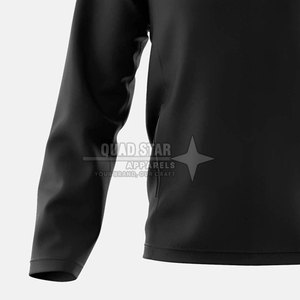 เสื้อแจ็คเก็ตฤดูหนาวผู้ชายแบบซิป ¼ ตัว สีพื้น คุณภาพพรีเมียม พิมพ์ลายแบบซับลิเมชั่น ขายดีที่สุด - Product Image 3