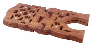 Sujetalibros Rehal de madera de diseño moderno, cómodo soporte de lectura hecho de madera pura de Sheesham para libros del Corán - Product Image 2