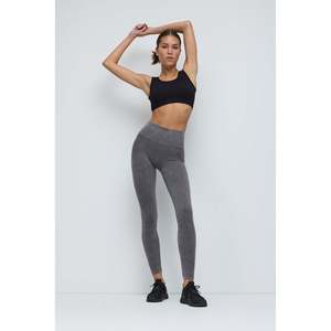 Leggings de sport décontractés taille mi-haute avec effet push-up, taille XL, nylon et élasthanne sans couture, pantalon de yoga compressif pour la salle de sport - Product Image 1