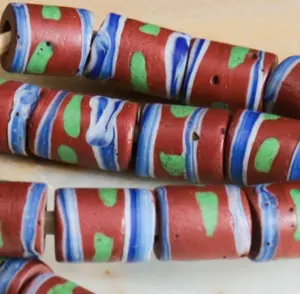 Comercio veneciano combinado, negro, azul, verde, 8mm, 4mm, 10mm, cuentas redondas de cristal, cuentas sueltas de cristal de Murano para la fabricación de joyas - Product Image 1