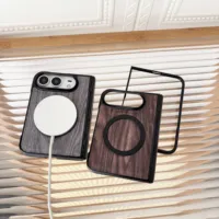 Étui de téléphone en bois pour le dernier iPhone Duo
