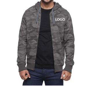 Pull hiver à capuche sport hommes Slim Fitness unisexe chasse polaire blanc Camouflage Polyester Sublimation Camo à capuche - Product Image 2