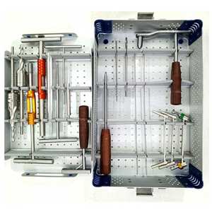 Juego alemán Dhs Dcs, 27 Uds., instrumentos ortopédicos quirúrgicos manuales, grado quirúrgico autoclavable, acero inoxidable, calidad Premium - Product Image 1