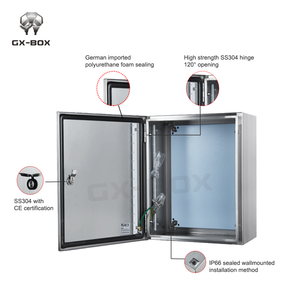 Gabinete Impermeable con Ventilación y Cerradura, Personalizado, con Certificación CE, <span class=keywords><strong>para</strong></span> Instrumentos Electrónicos, <span class=keywords><strong>Caja</strong></span> <span class=keywords><strong>de</strong></span> Distribución Eléctrica, Varios Tamaños - Product Image 5