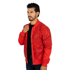 Men's Winter Bomber <b>Jacket</b> 100% Polyester Waterproof Windproof Breathable Zipper Front Plain Dyed High Street Style - Product Image 2