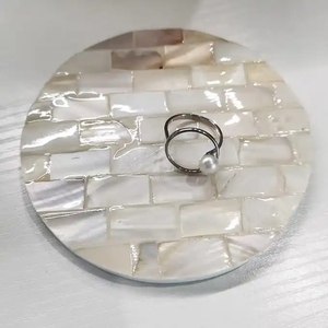 Sous-verres en nacre naturelle de qualité supérieure Tapis et tampons de décoration d'intérieur au design classique pour la maison et l'hôtel - Product Image 2