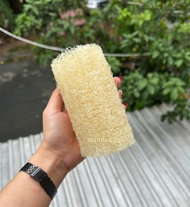 ชุดฟองน้ำใยบวบออร์แกนิค 3 ชิ้น แบบอัดนุ่ม บรรจุภัณฑ์แบบกำหนดเอง ใยบวบปลูกในฟาร์ม สำหรับขัดผิวกาย ผลิตในเวียดนาม - Product Image 1