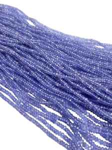 <b>Tanzanite</b> Faceted Rondelle Beads Natural Gemstone Strand for Jewelry Making Necklace <b>Bracelet</b> Bulk Supply India 2026 Trend - Product Image 5