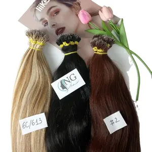 HOT NEW Remy Grade 20 inches NANO RING Straight Body wave Styles Hair Extension from Vietnamese Human natural Supplier