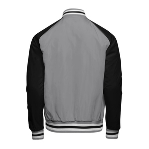 Streetwear personnalisable pour hommes Veste universitaire à manches longues avec broderie en chenille Letterman OEM CollegeBaseballjacket pour hommes - Product Image 4