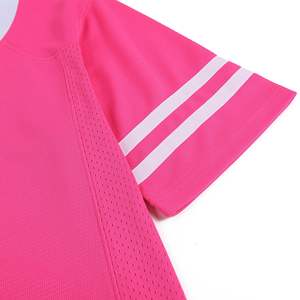 Venta al por mayor sublimación impresa fútbol americano Jersey camiseta malla de gran tamaño deportes Streetwear fútbol Jersey camiseta para hombres - Product Image 5