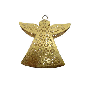 Adorno decorativo con forma de hada para colgar en Navidad Chapado en blanco al por mayor diseño moderno para la decoración del festival personalizado - Product Image 4