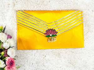 Modern Style Handbag Custom Beaded <b>Clutch</b> Bag with Geometric Pattern, Handmade Womens Purse for Wedding, Evening Events - Product Image 2