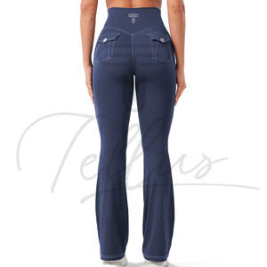 Leggings Deportivos de Cintura Alta Elástica, Secado Rápido, de Spandex/Nailon, Hechos a Medida, para Mujer, Gimnasio, 2026 - Product Image 6