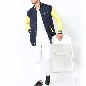 Ropa de moda superventas, chaqueta Letterman, nuevo estilo, chaqueta de invierno Letterman a prueba de viento para hombre - Product Image 5