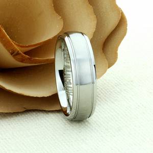 Alliance en acier inoxydable pour homme et femme, bague de promesse en acier inoxydable pour homme et femme, bague en acier inoxydable par Knives Manufacturer - Product Image 5