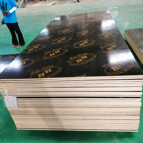 Top Selling 12/15/18mm Thickness Reusable Weather-Resistant Film Faced Plywood for Construction 6-8 Times Reuse
