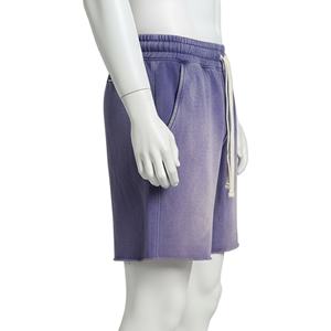 Pantalones Deportivos Personalizados para Hombre, Transpirables, con Cordón Ajustable, Lavado Ácido, Efecto Desteñido, Bordes Crudos, de Felpa Francesa, Algodón y Felpa - Product Image 1