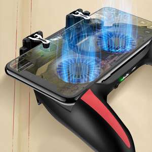 Pro Gaming Gamepad Dual Cooling <b>Fan</b> Enhanced <b>Controls</b> Ergonomic Grip For Cell Phone Bluetooth Devices - Product Image 6