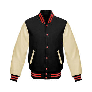 Factory Wholesale Custom Varsity Jacket OEM Design Breathable Windproof OEM Custom High Quality Men Embroidery Patch - Product Image 1