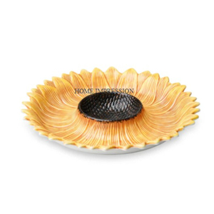 Plateau de service de fruits rond en aluminium plaqué or Table à manger en laiton et métal de la plus haute qualité Bol de nourriture élégant à bon prix - Product Image 5