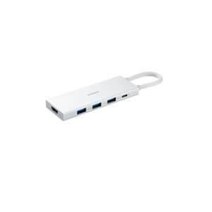 ฮับ USB C 5-in-1 สำหรับ Xiaomi รุ่น PD100W อะแดปเตอร์อะลูมิเนียมอัลลอยพร้อมพอร์ต Type C สำหรับถ่ายโอนข้อมูลและชาร์จ ใช้งานร่วมกับ - Product Image 1