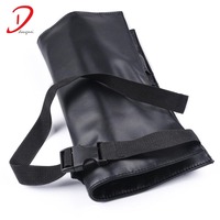 Sac de rangement pour pinceaux de maquillage en cuir PU Dongshen, grand espace, poils synthétiques