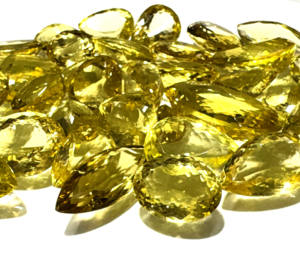 Cuarzo Limón Natural al por Mayor, Piedras Preciosas Sueltas Facetadas, Cuarzo Facetado Amarillo Brillante para la Fabricación de Joyas - Product Image 3