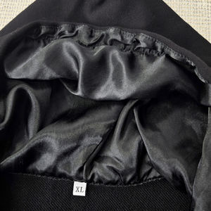 เสื้อฮู้ดโอเวอร์ไซส์แบบกำหนดเองสำหรับทุกเพศเสื้อสเวตเตอร์ผ้าฝ้ายสีเรียบโลโก้ผ้าฝ้ายผสม - Product Image 3