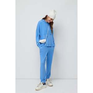 Sweat-shirt Mega Merchant Daily en viscose/polyester, col rond, manches régulières - Product Image 4