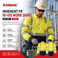 Camiseta de Seguridad de Alta Visibilidad con Logotipo Personalizado, Reflectante, Manga Larga, Ropa de Trabajo, Camisetas de Seguridad de Alta Visibilidad para Hombre