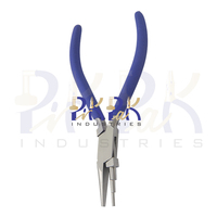 Pince de style mince à chaîne en 3 étapes, taille 150mm, poignées en mousse mate à ressort pour le sertissage de bijoux de pêche, bricolage et boîte à joints
