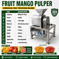 Machine de traitement commerciale à haute efficacité pour la pulpe de mangue, tomate et goyave