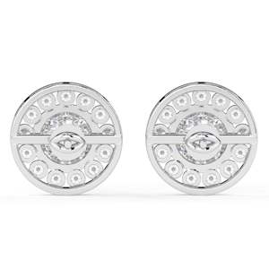 ต่างหูเม็ดเดี่ยวทรงเพชรรูปหยดน้ำ2.00สำหรับผู้หญิง - Product Image 4