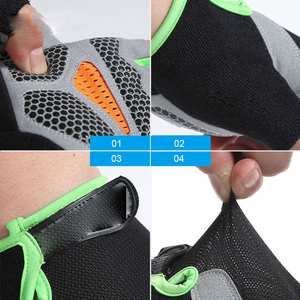 Breathable Bicycle Bike Cycling Gloves Hand Gloves for Cycling Half Finger <b>Gel</b> Wholesale Bike Racing Gloves for Riding - Product Image 6