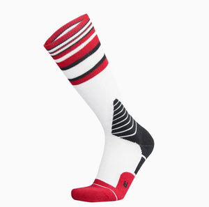 Pure Color Blanc Noir Gris Sport Athletic Crew Chaussettes épaisses Chaussettes d'équipage à logo personnalisé noir - Product Image 2