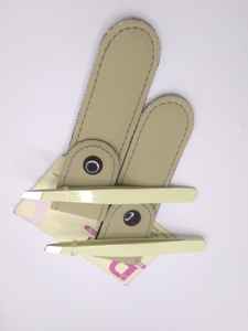 แหนบถอนขนคิ้วเคลือบสีเขียวมิ้นท์ทำจากสแตนเลสแหนบถอนขนคุดแหนบเครื่องสำอาง - Product Image 2