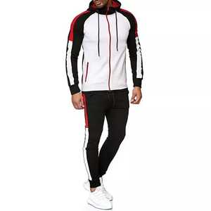 Ensemble survêtement unisexe d'hiver pour homme, haute qualité, personnalisé, 2 pièces, en molleton de coton, avec logo imprimé, pantalon de survêtement et sweat à capuche respirant - Product Image 1