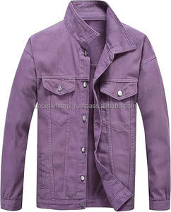 แจ็กเก็ตยีนส์ของผู้ชายสไตล์2024แบบกำหนดเองสไตล์ใหม่สำหรับฤดูหนาวดีไซน์ดีแจ็กเก็ตยีนส์คุณภาพระดับพรีเมี่ยมสำหรับทุกเพศ - Product Image 1