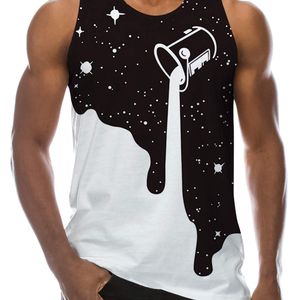 Camisetas sin mangas de punto para hombre de talla grande con estilo, cómodas y transpirables para entrenamiento y ropa informal - Product Image 1