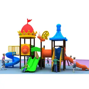 Büyük ve küçük plastik slaytlar çocuklar açık slaytlar spor oyuncaklar ekipmanları oyun alanı için çocuk oyun seti